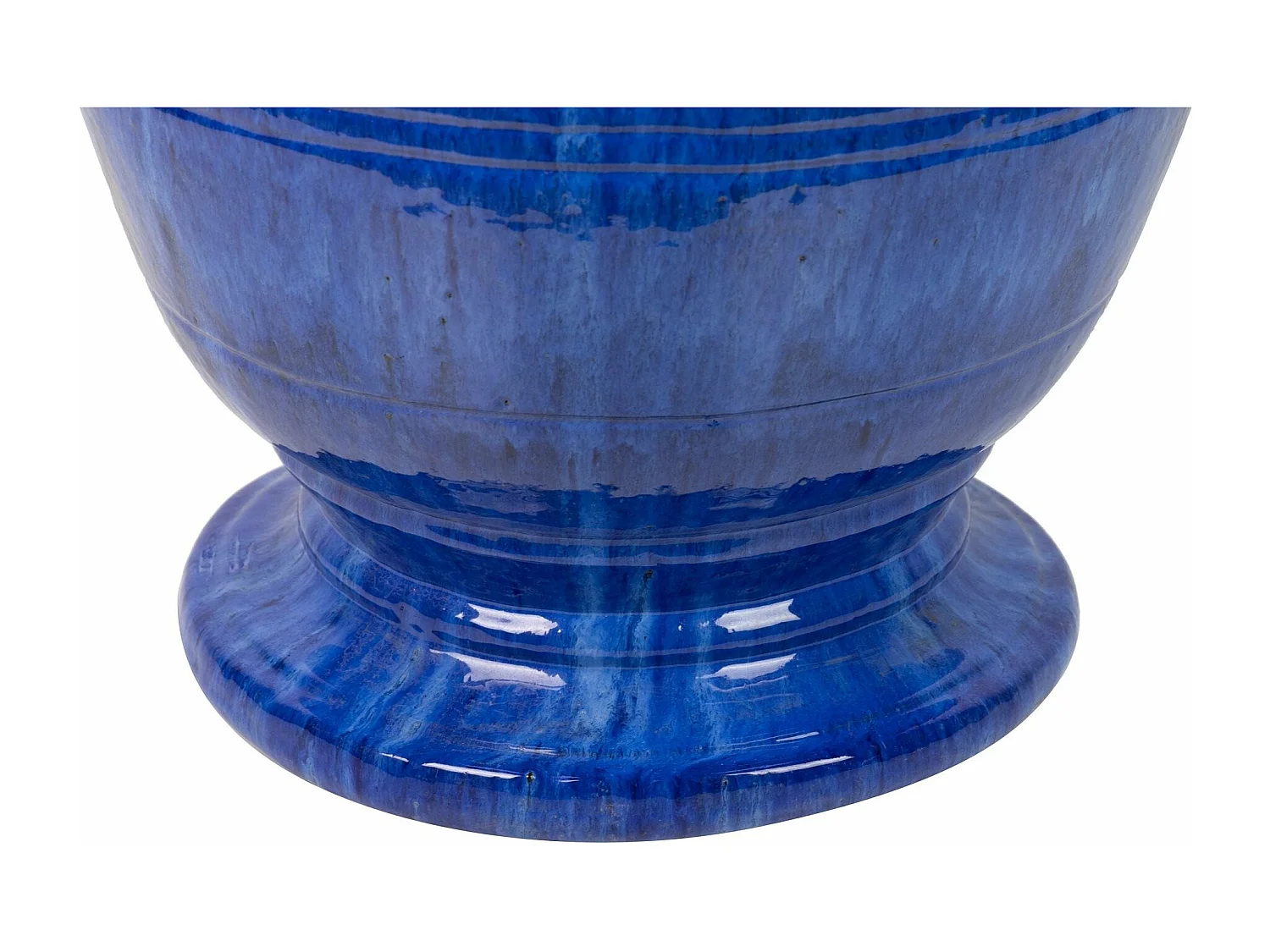 Macetero Gres Azul Exterior 65x65x76 Cm