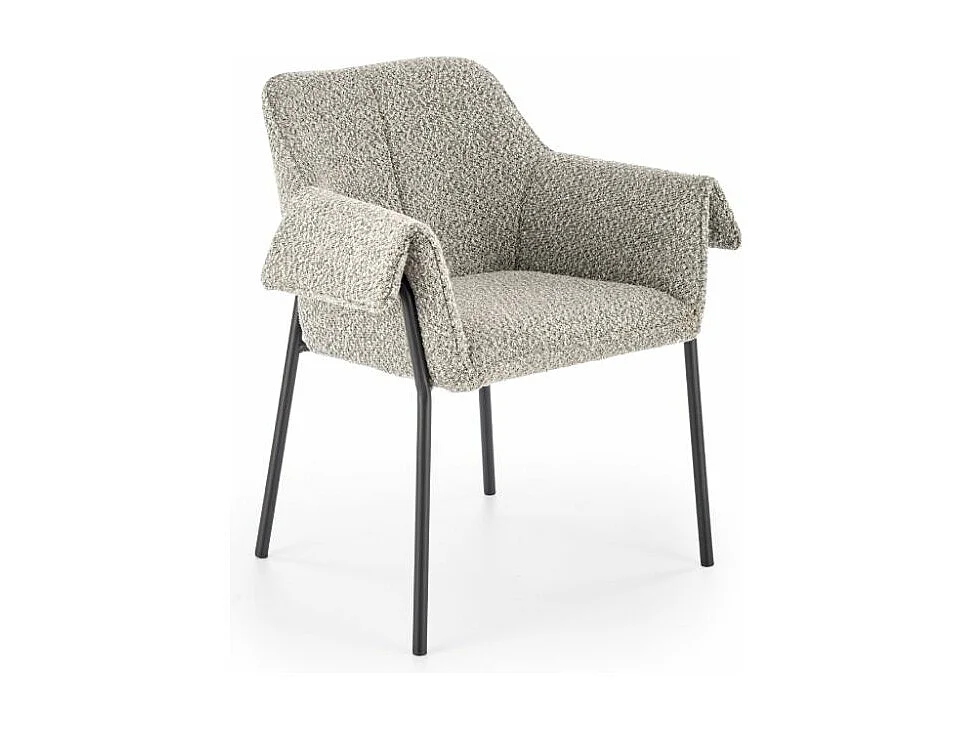 Krzesło tapicerowane K522 szare