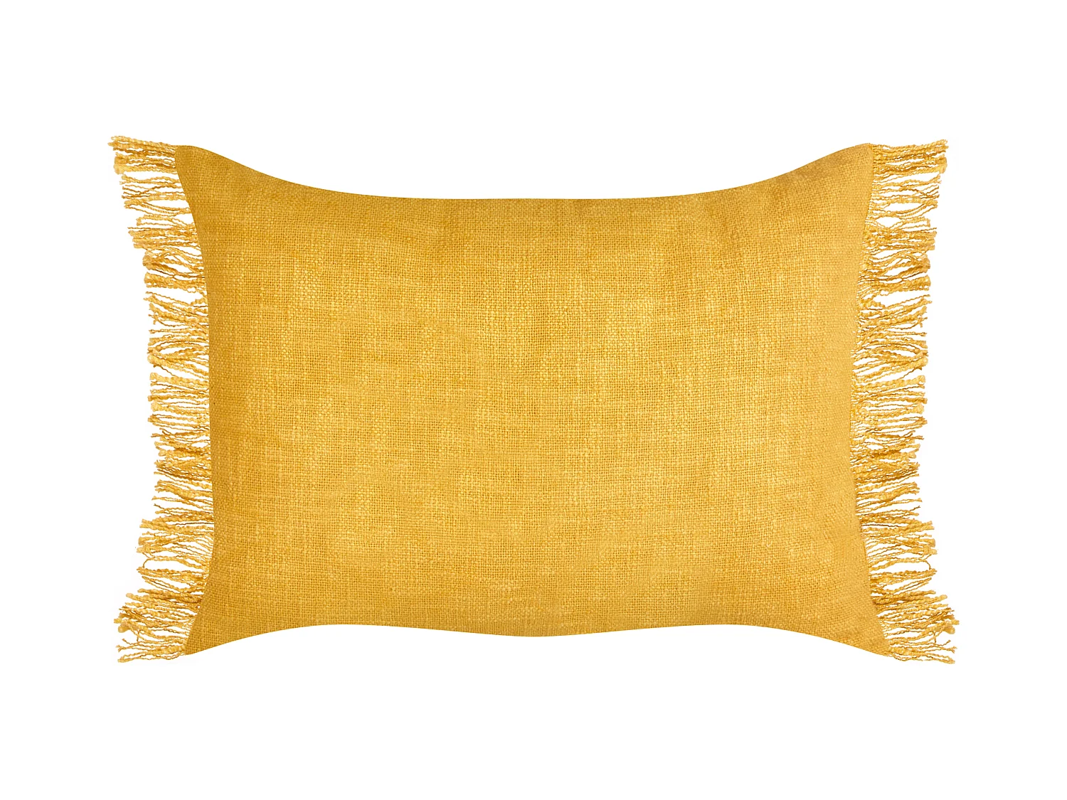 Lot de 2 coussins décoratifs MABA Coton 50 x 35 cm Jaune Unicolore