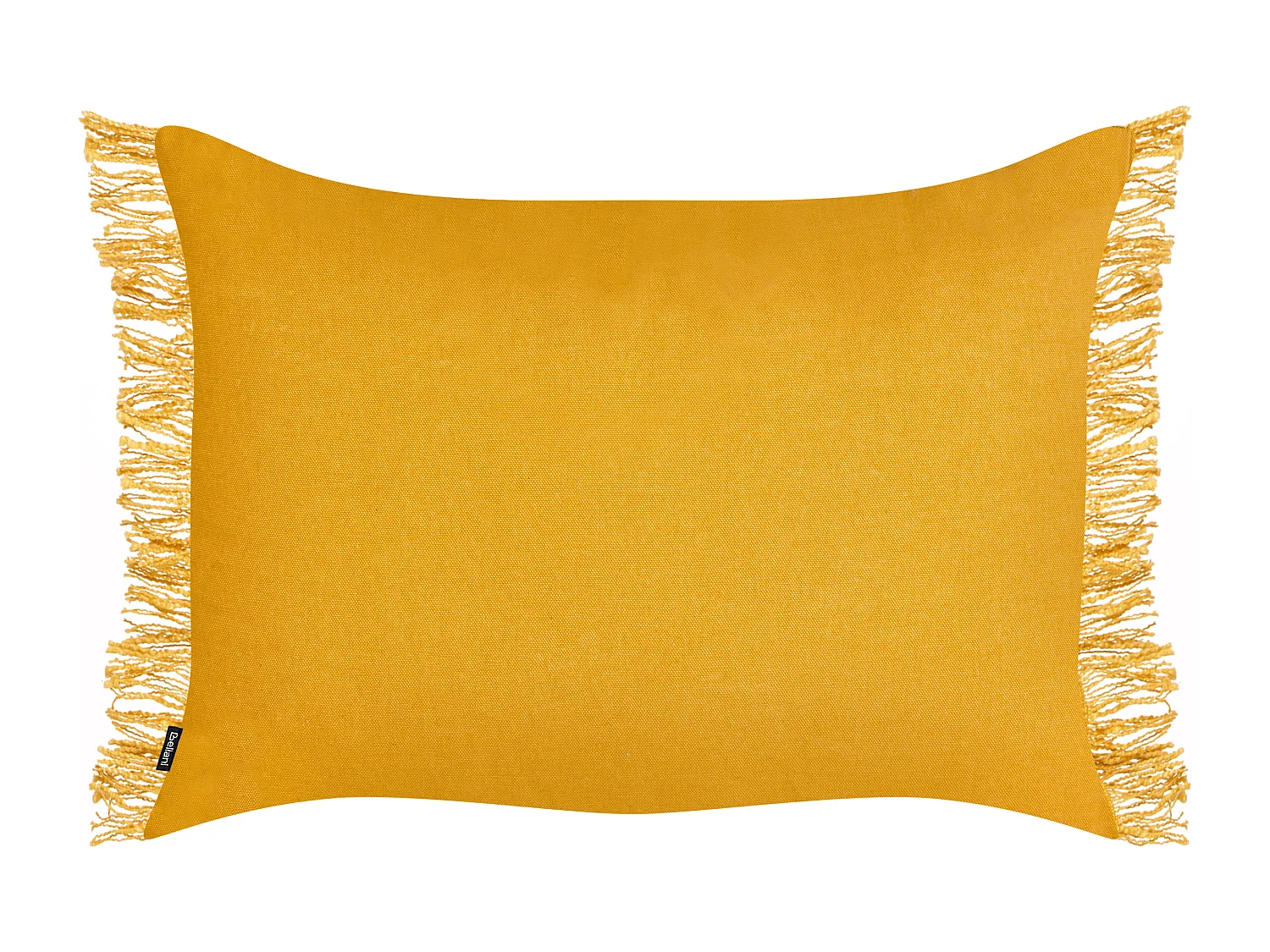 Lot de 2 coussins décoratifs MABA Coton 50 x 35 cm Jaune Unicolore