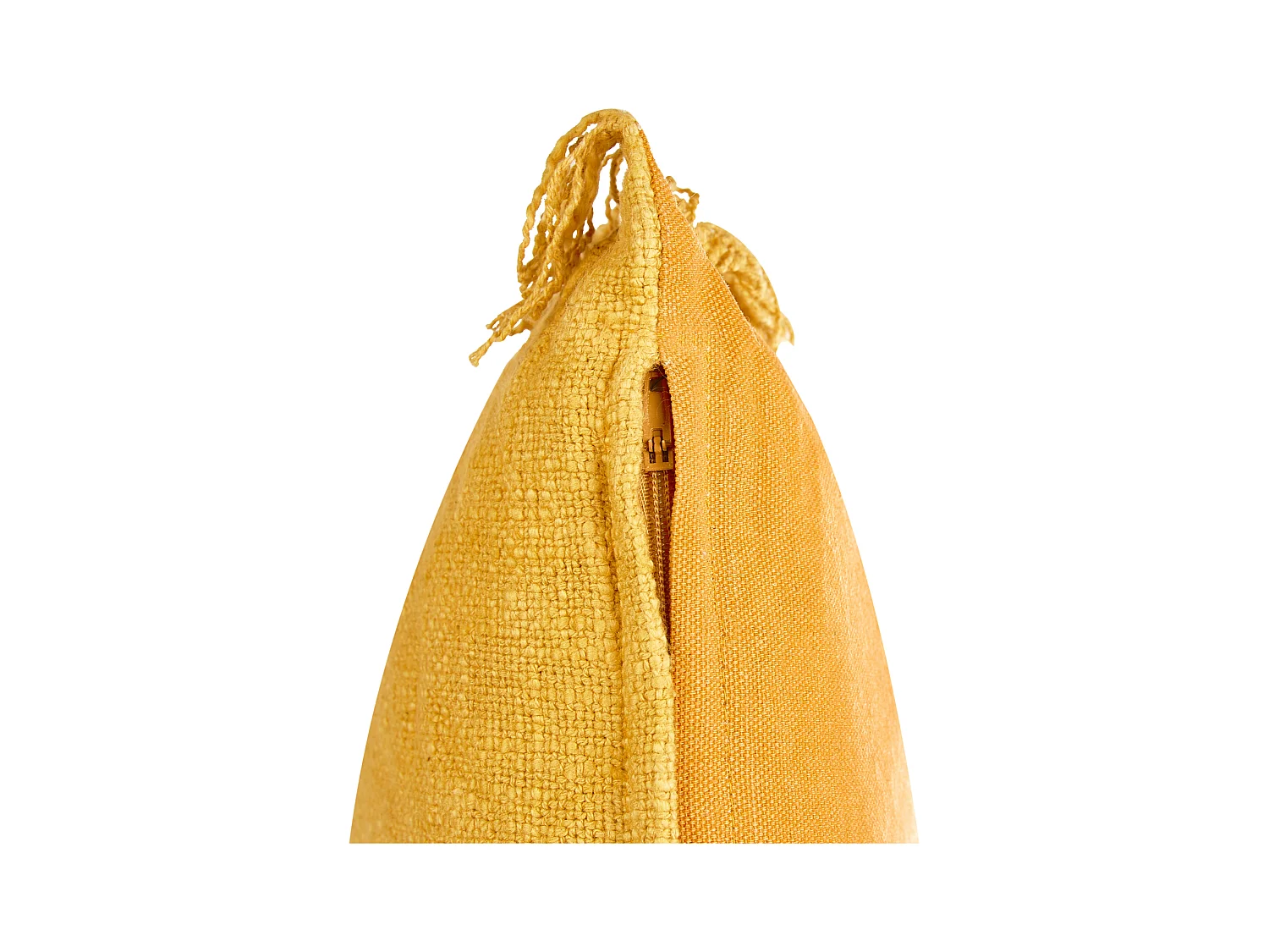 Lot de 2 coussins décoratifs MABA Coton 50 x 35 cm Jaune Unicolore