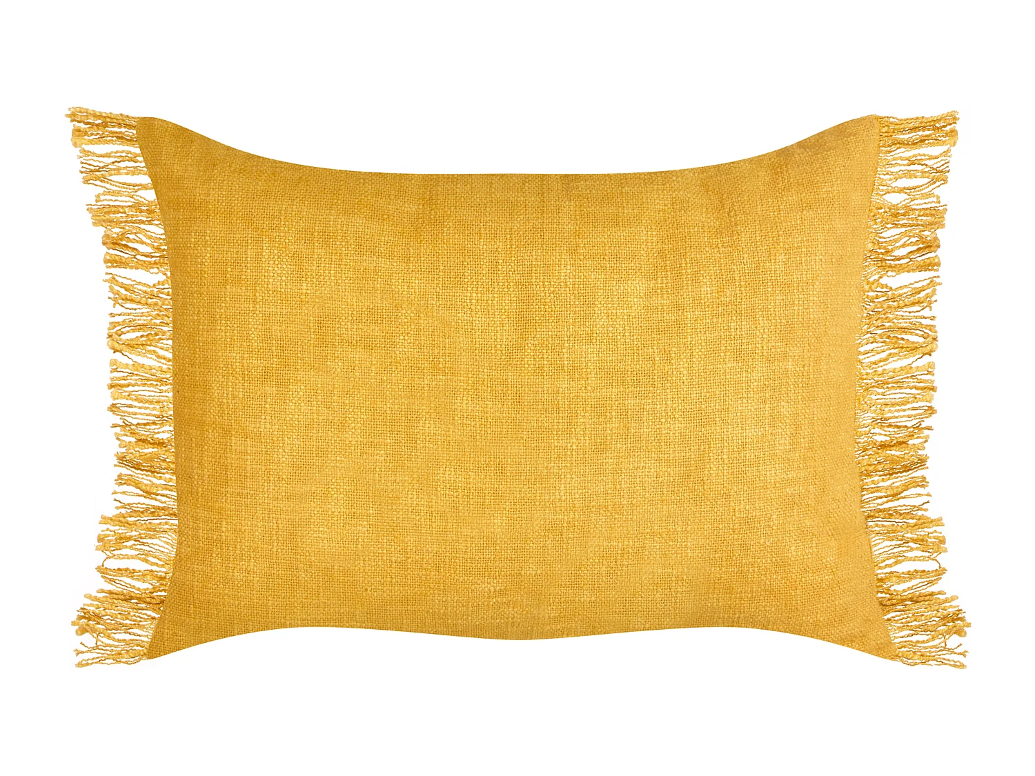 Set di 2 cuscini MABA Cotone 50 x 35 cm Giallo Tinta unita