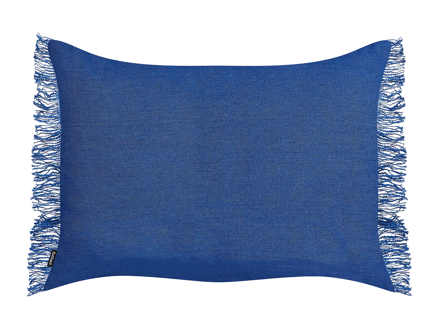 Conjunto de 2 almofadas decorativas MABA Algodão 50 x 35 cm Azul marinho Sólido