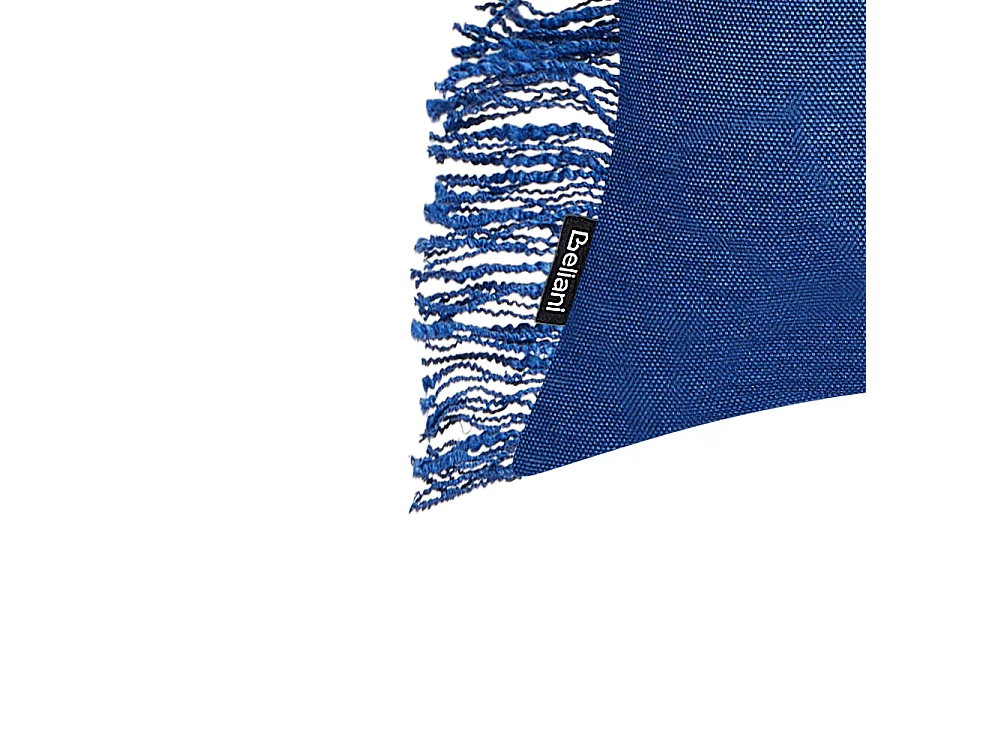 Conjunto de 2 almofadas decorativas MABA Algodão 50 x 35 cm Azul marinho Sólido