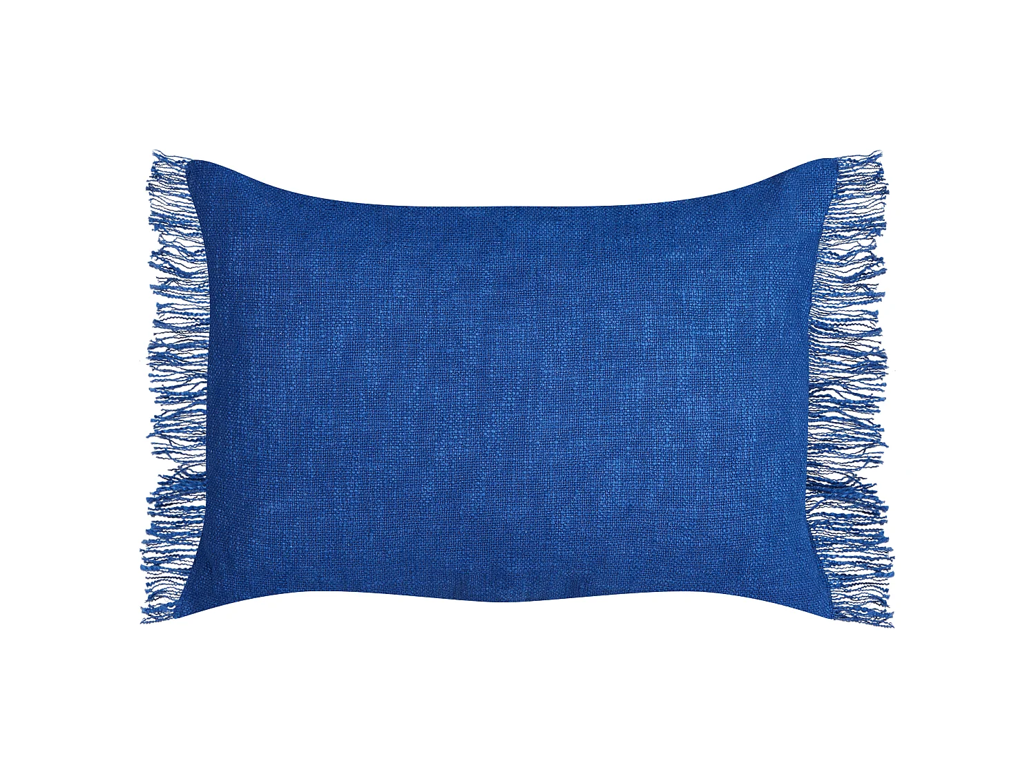 Lot de 2 coussins décoratifs MABA 50 x 35 cm Coton Bleu marine Unicolore