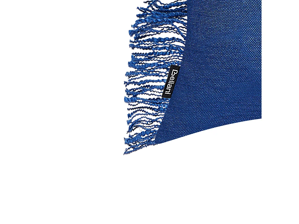 Lot de 2 coussins décoratifs MABA 50 x 35 cm Coton Bleu marine Unicolore