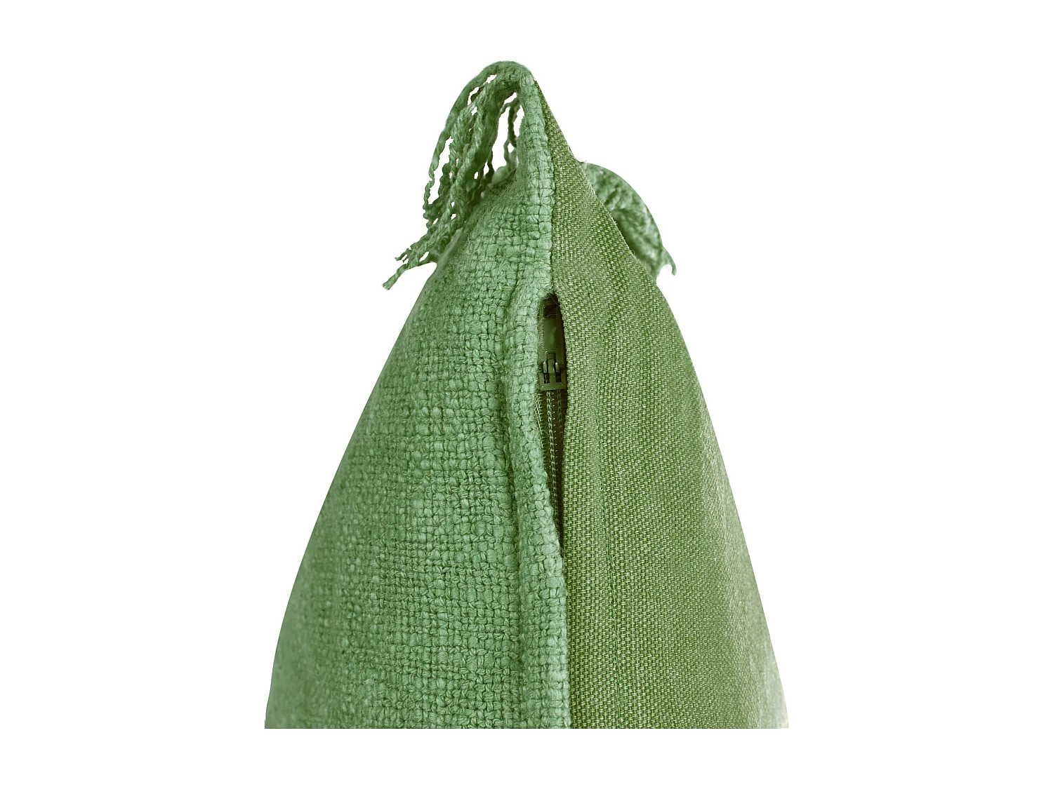 Lot de 2 coussins décoratifs MABA Coton 50 x 35 cm Vert Unicolore