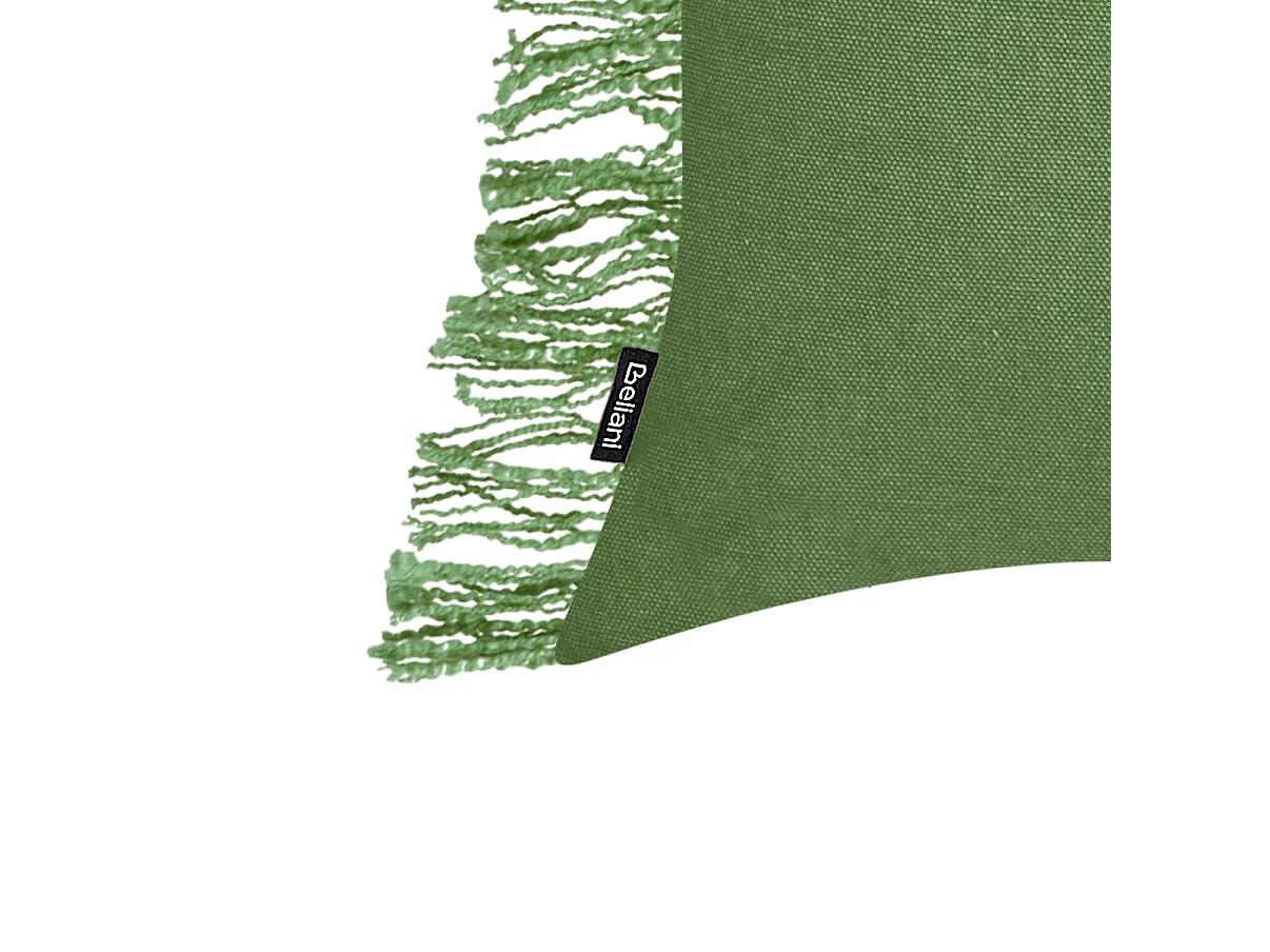 Zestaw 2 poduszek dekoracyjnych MABA Bawełna 50 x 35 cm Zielony Jednolity