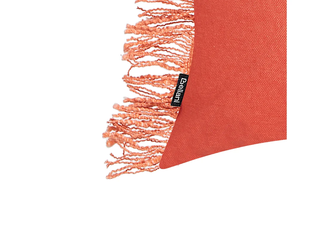 Lot de 2 coussins décoratifs MABA Coton 50 x 35 cm Orange Unicolore