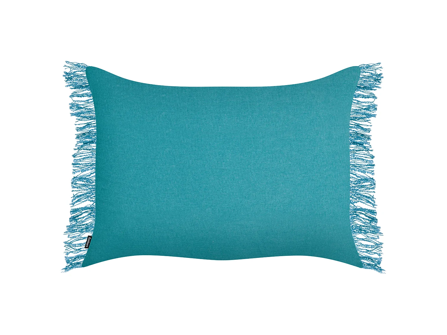 Set of 2 Decorative Cushions MABA Cotton 50 x 35 cm Blue Solid