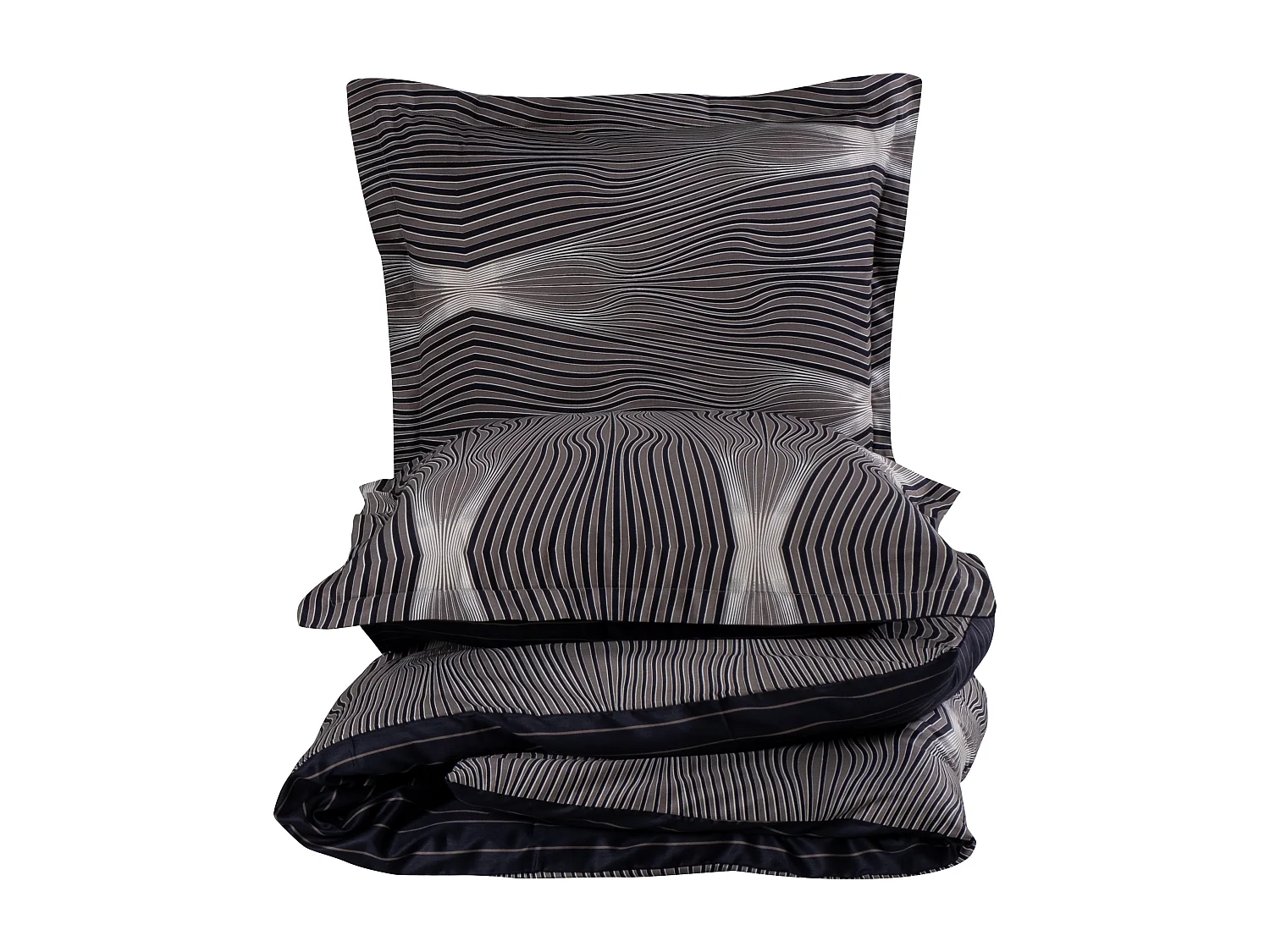 Jogo de cama para 2 pessoas 1 capa de edredão 240x220 cm+2 Fronhas 63x63 cm em cetim de algodão