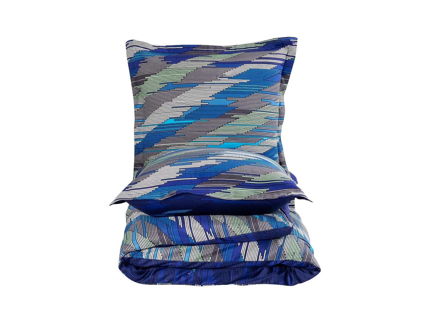 Jogo de cama para 2 pessoas 1 capa de edredão 200x200 cm+2 Fronhas 63x63 cm em cetim de algodão