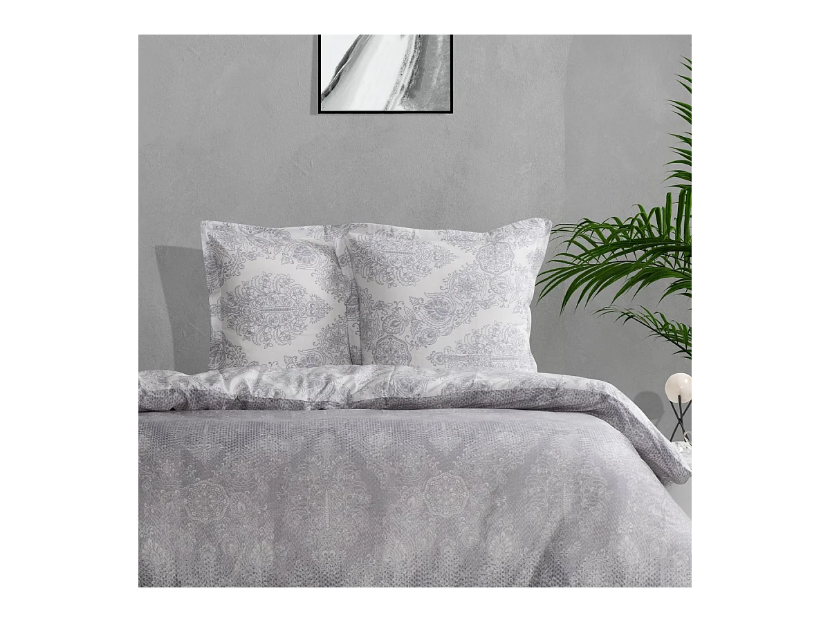 2 persoons beddengoed 240x220 cm+2 kussenslopen 63x63 cm katoensatijn