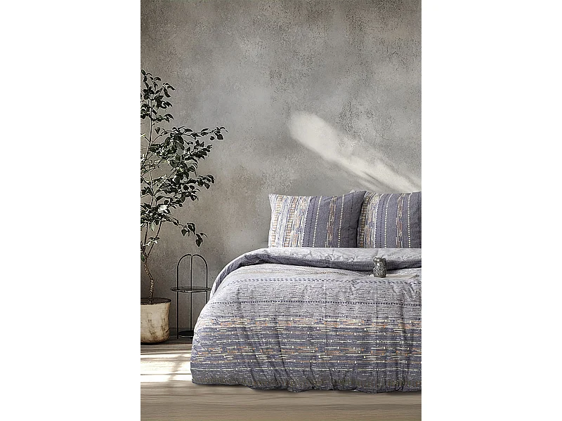 Set letto singolo 140x200 cm+ 1 federa 65x65 cm  100% cotone