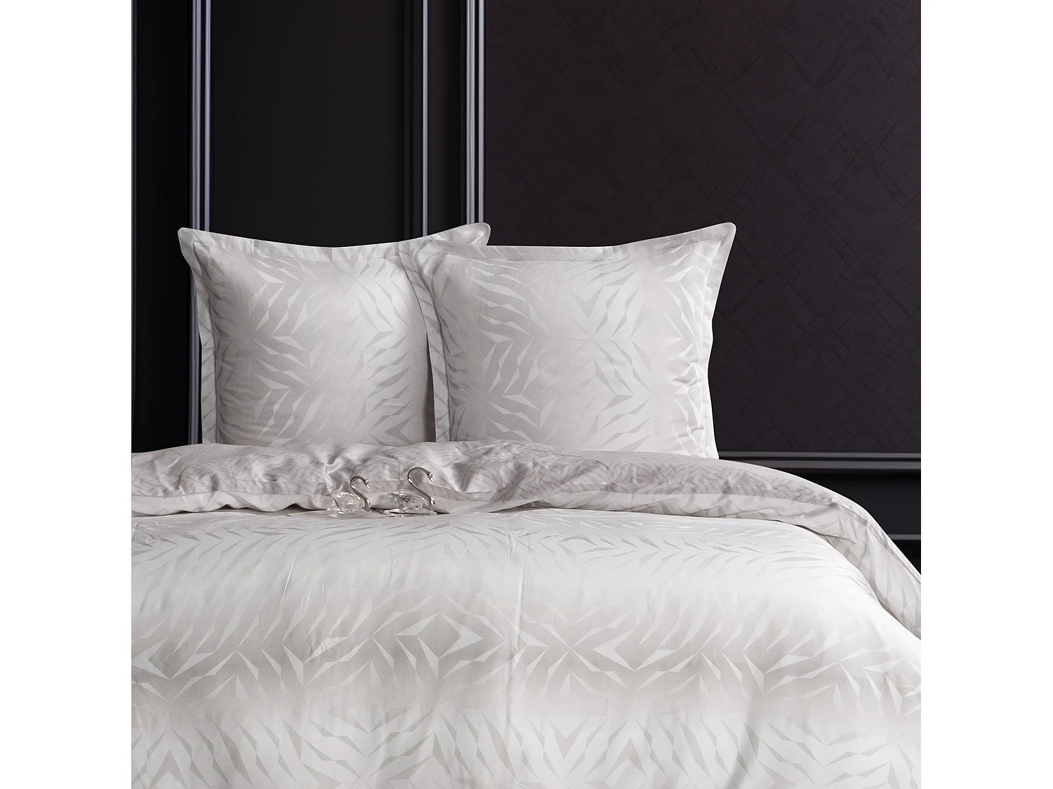 Jogo de cama para 2 pessoas 1 capa de edredão 200x200 cm+2 Fronhas 63x63 cm em cetim de algodão