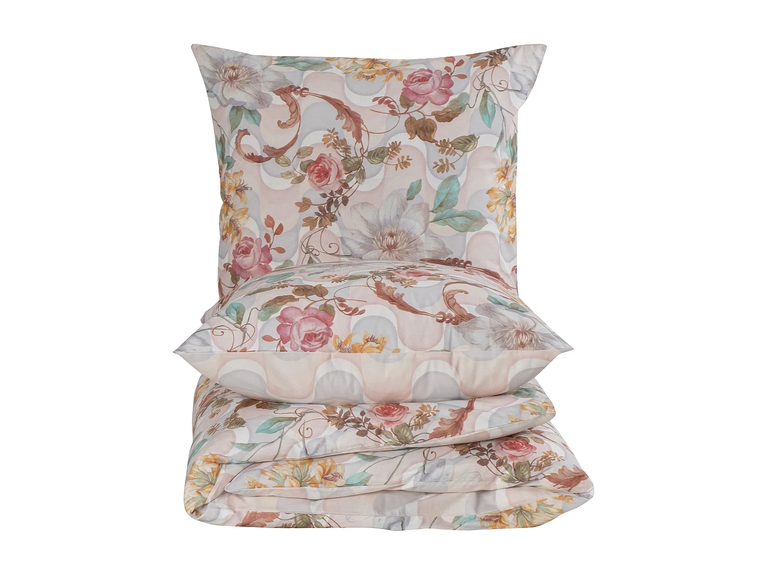 Set letto singolo 140x200 cm+ 1 federa 65x65 cm  100% cotone