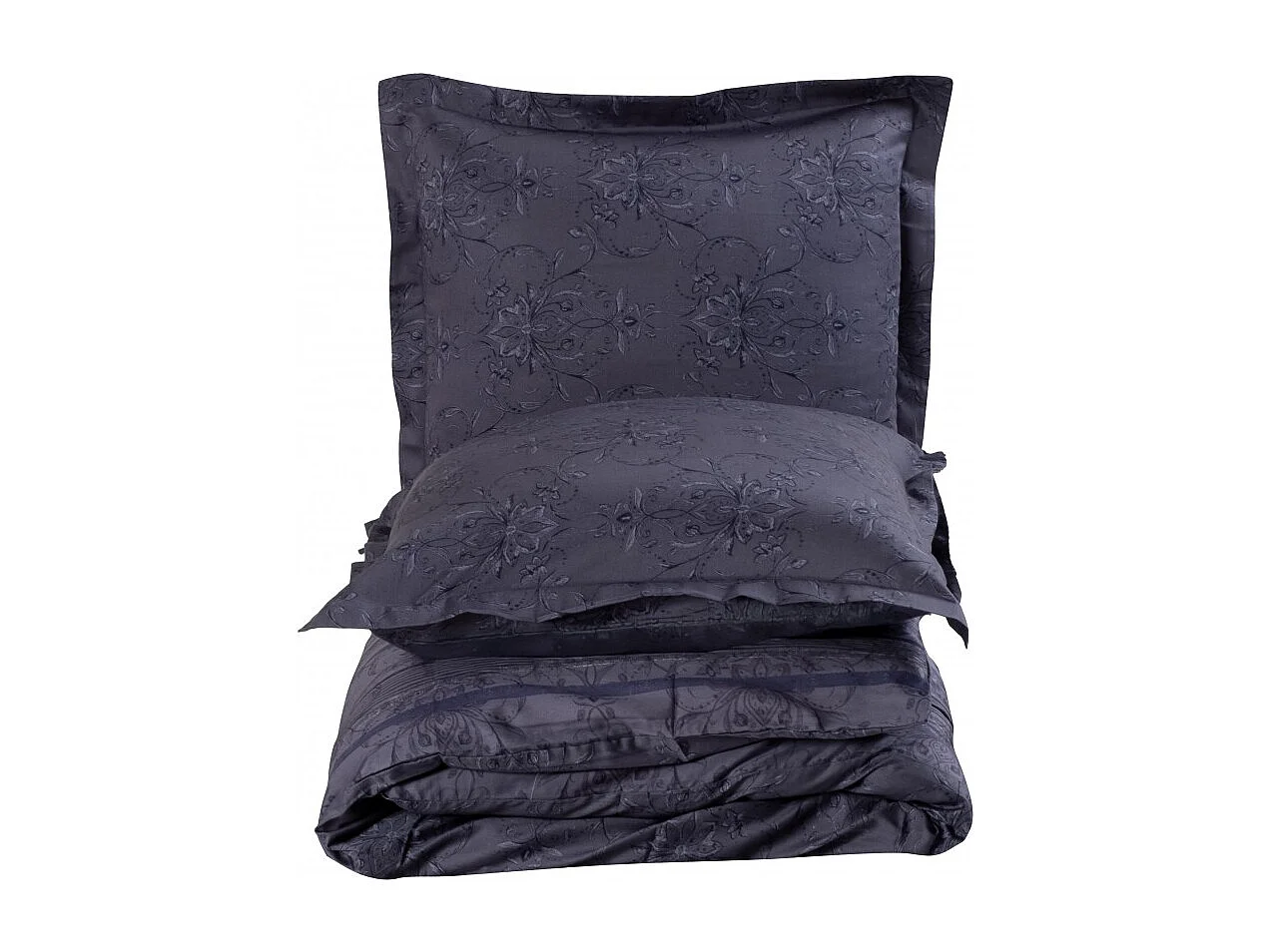 Jogo de cama para 2 pessoas 1 capa de edredão 200x200 cm+2 Fronhas 63x63 cm em cetim de algodão