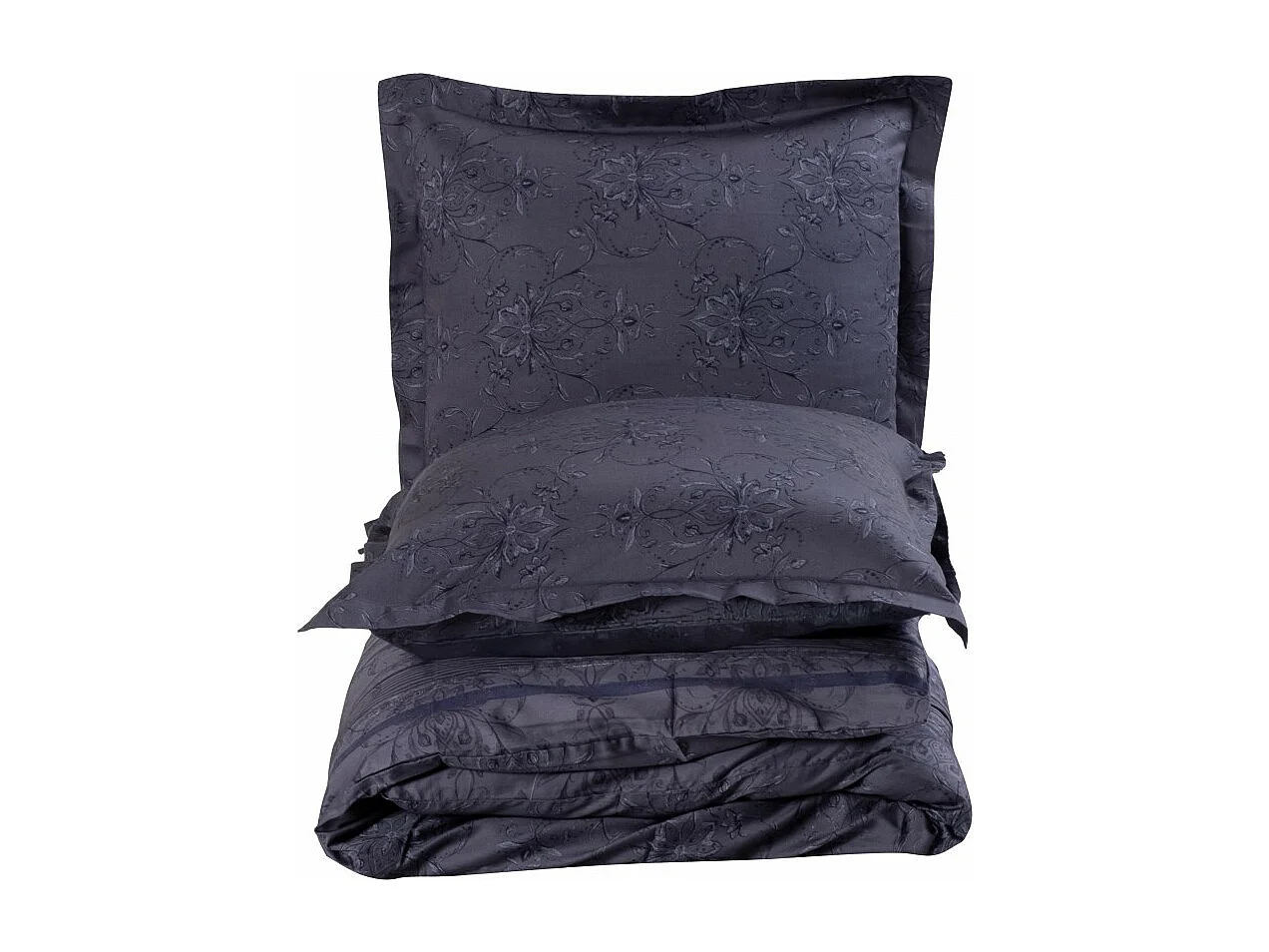 Housse de couette + taie(s) oreiller satin de coton "Melori"