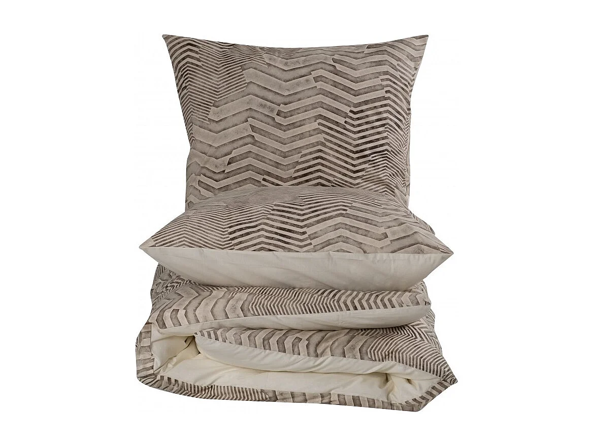 Bettwäschegarnitur 1 Bettbezug 200x200 cm+2 Kopfkissenbez 65x65 cm