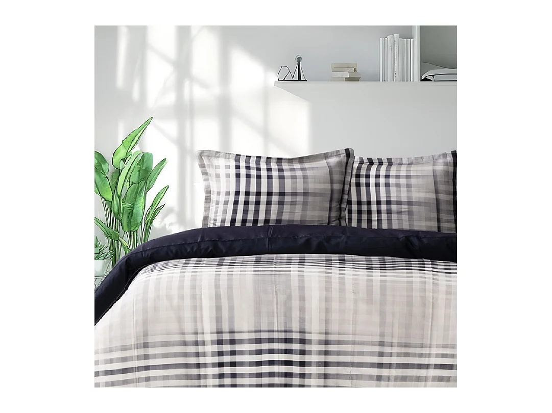 Jogo de cama para 1 pessoa 1 capa de edredão 140x200 cm+1 Fronha 63x63 cm em cetim de algodão