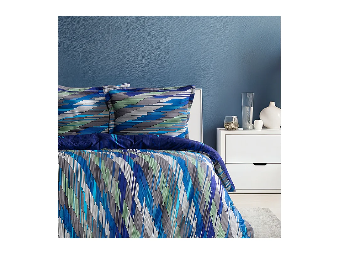 Jogo de cama para 1 pessoa 1 capa de edredão 140x200 cm+1 Fronha 63x63 cm em cetim de algodão