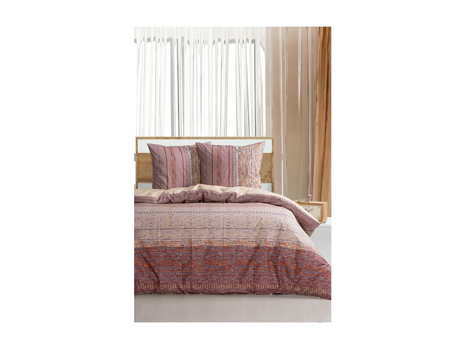 Set letto singolo 140x200 cm+ 1 federa 65x65 cm  100% cotone