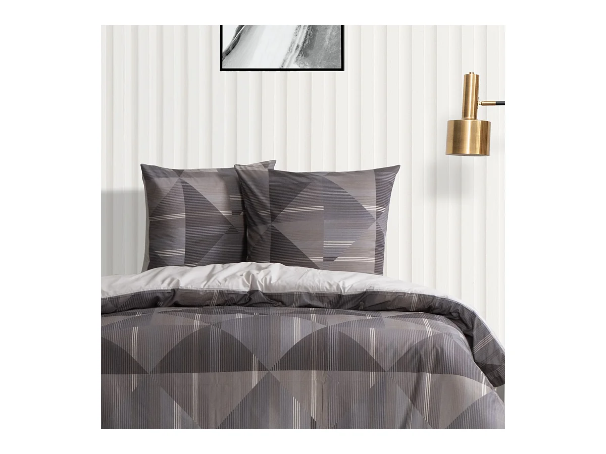 2 persoons beddengoed 200x200 cm+2 kussenslopen 65x65 cm in katoen