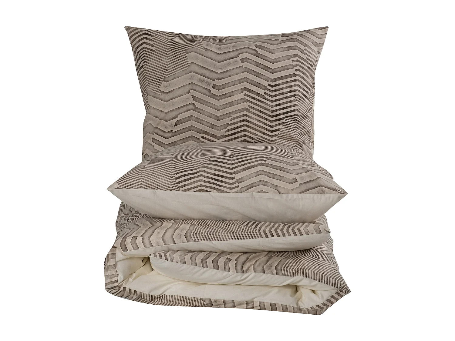 2 persoons beddengoed 240x220 cm+2 kussenslopen 65x65 cm in katoen