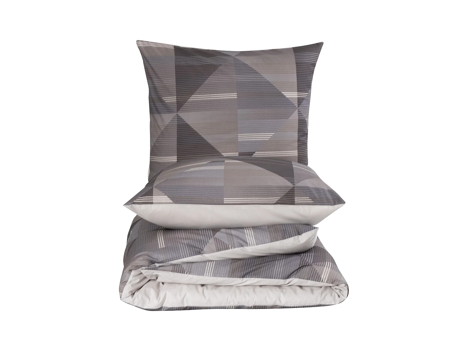 1 persoons beddengoed 140x200 cm+1 kussensloop 65x65 cm in katoen