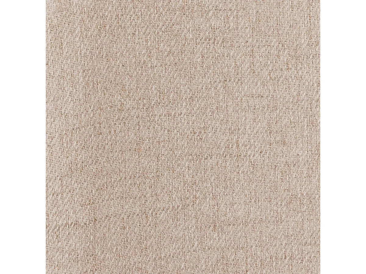 Lot de  4 chaises en Polyester coloris beige et pieds en acier -Longueur 43  x Profondeur 57 x Hauteur 84  cm