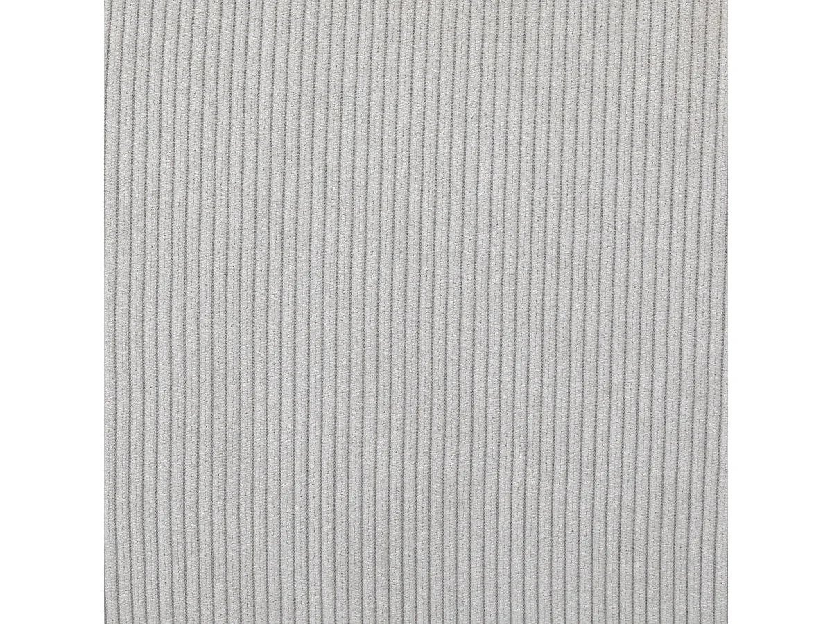 Lot de 2 chaises en velours coloris gris perle et pieds coloris chromé noir - Longueur 49 x Profondeur 57 x Hauteur 83 cm