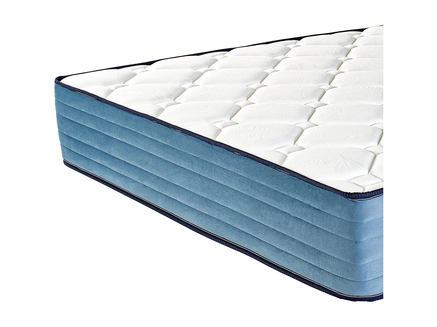 Matelas réversible CALI 180x200 cm, mousse haute densité, indépendance du couchage, face été/hiver, épaisseur 24 cm