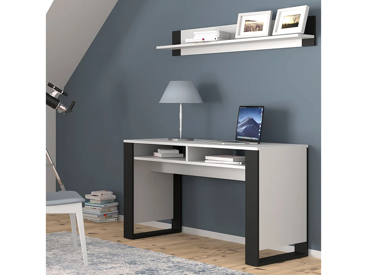 Bureau 2 niches Gani Blanc et Noir
