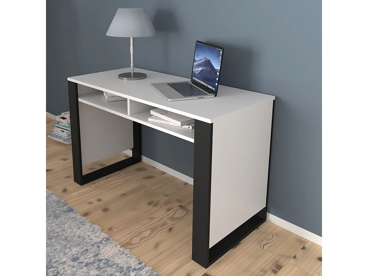 Bureau 2 nissen Gani Wit en Zwart