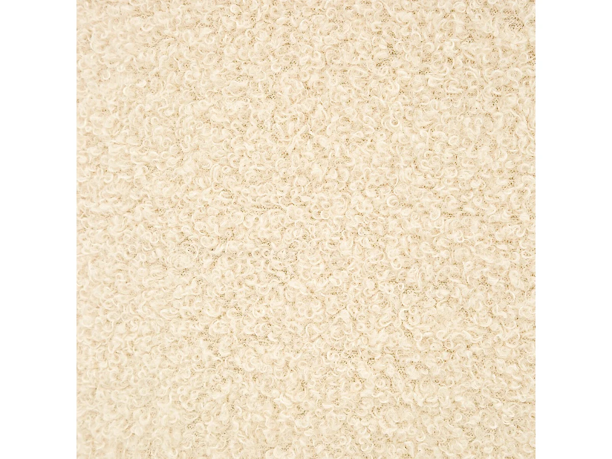 Fauteuil pour enfant en tissu et MDF coloris blanc- Longueur 41,5 x Profondeur 36 x Hauteur 45 cm