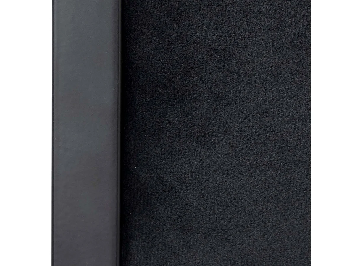 Lot de 6 chaises pliantes carrées en velours et fer coloris Gris Foncé - Longueur 47 x Profondeur 43 x Hauteur 79 cm