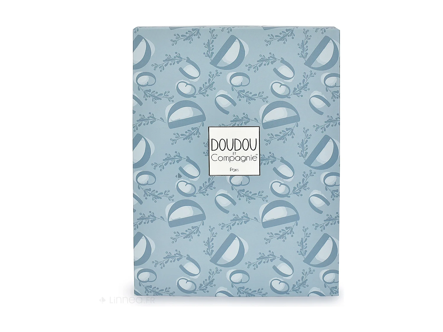 Doudou lapin 18 cm polyester collection LAPIN DOUDOU bleu