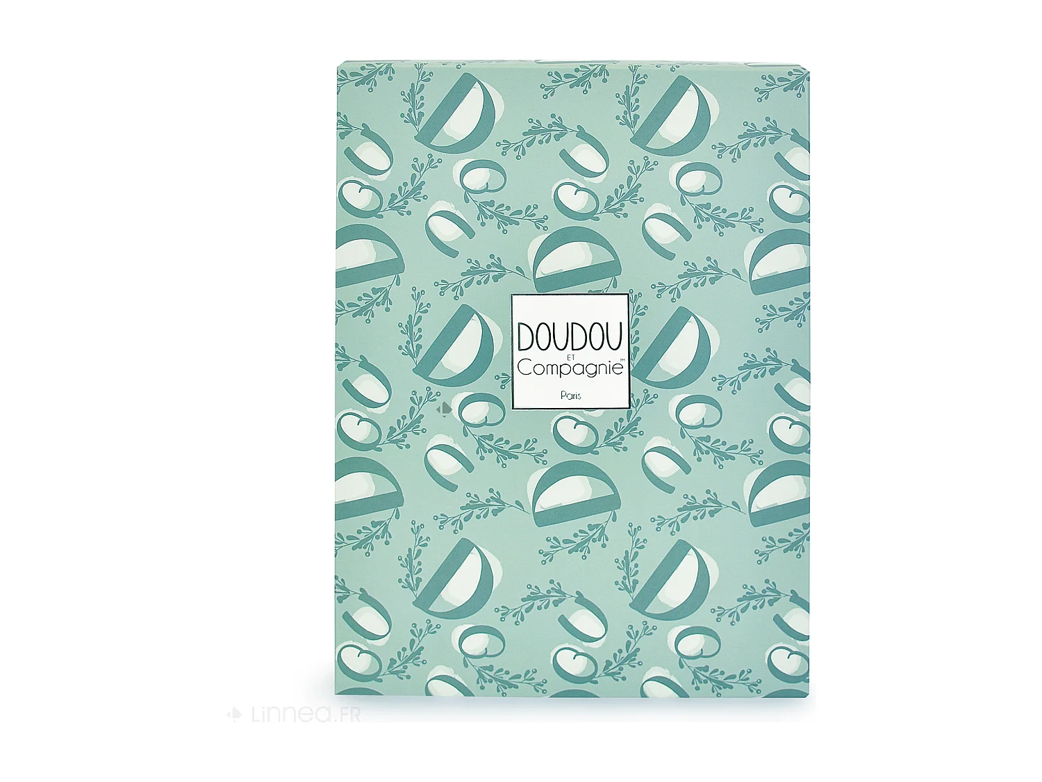 Doudou lapin 18 cm polyester collection LAPIN DOUDOU Vert sauge