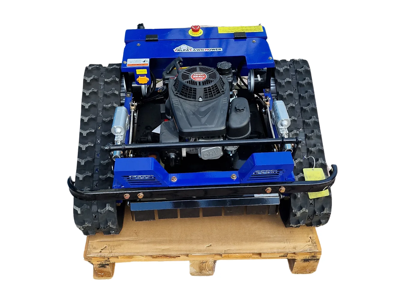 Grasschneider – ferngesteuerter Raupenrasenmäher mit 7,9 PS starkem 225-cm3-Motor von Loncin