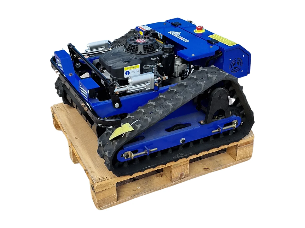 Grasschneider – ferngesteuerter Raupenrasenmäher mit 7,9 PS starkem 225-cm3-Motor von Loncin