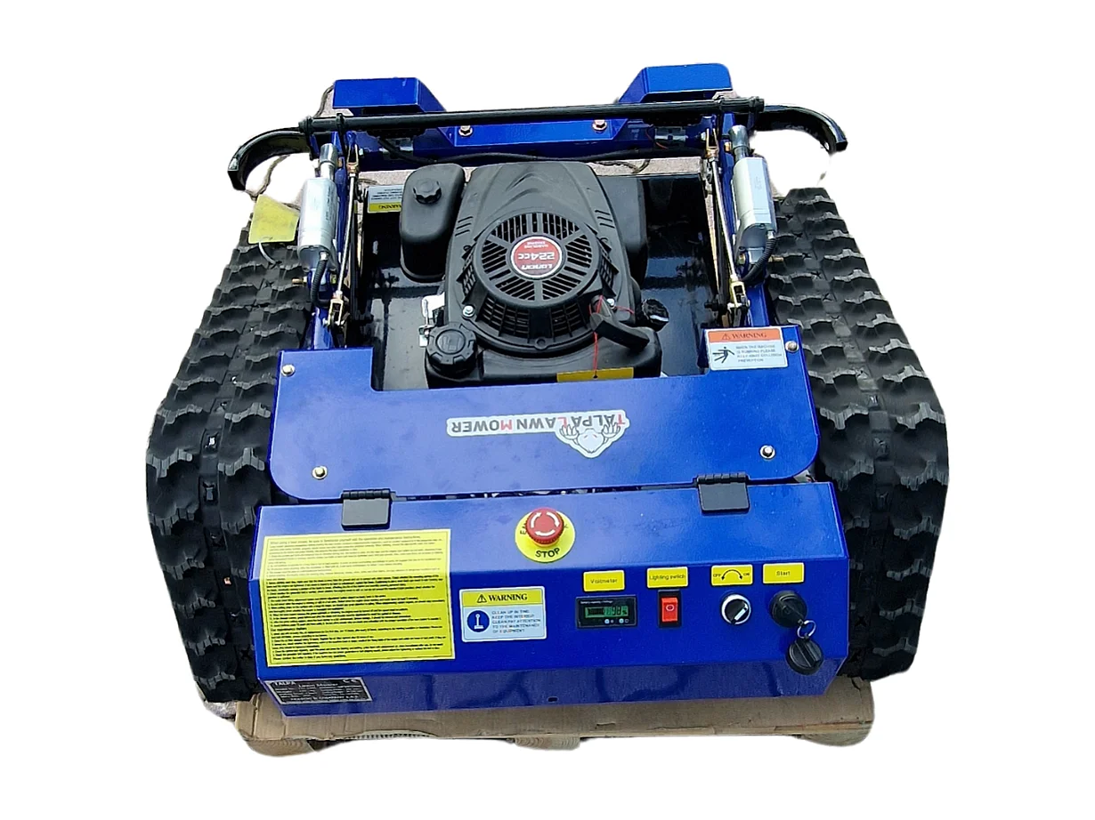 Grasschneider – ferngesteuerter Raupenrasenmäher mit 7,9 PS starkem 225-cm3-Motor von Loncin