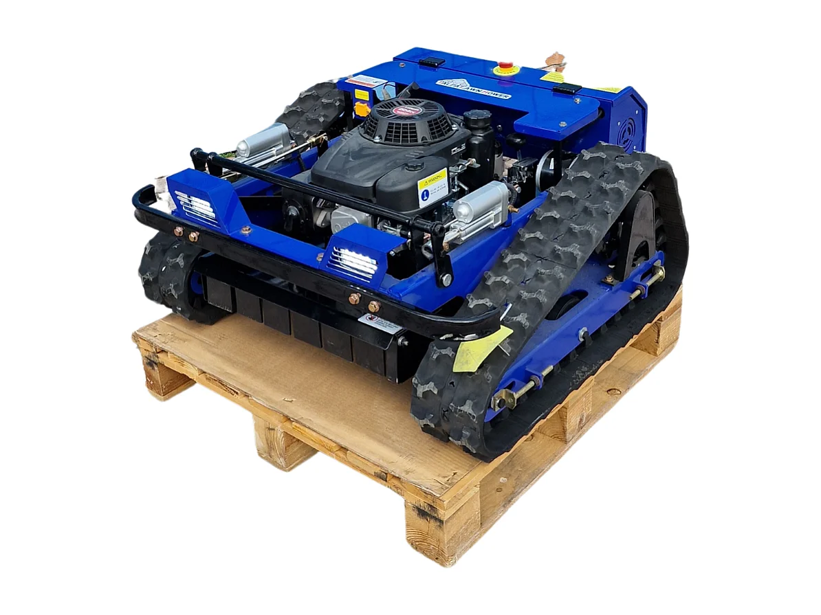 Grasschneider – ferngesteuerter Raupenrasenmäher mit 7,9 PS starkem 225-cm3-Motor von Loncin