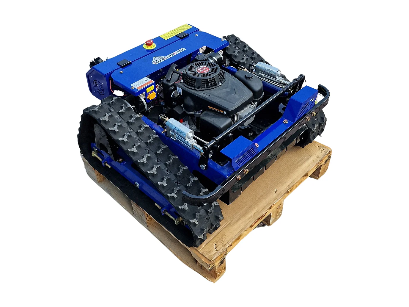 Grasschneider – ferngesteuerter Raupenrasenmäher mit 7,9 PS starkem 225-cm3-Motor von Loncin