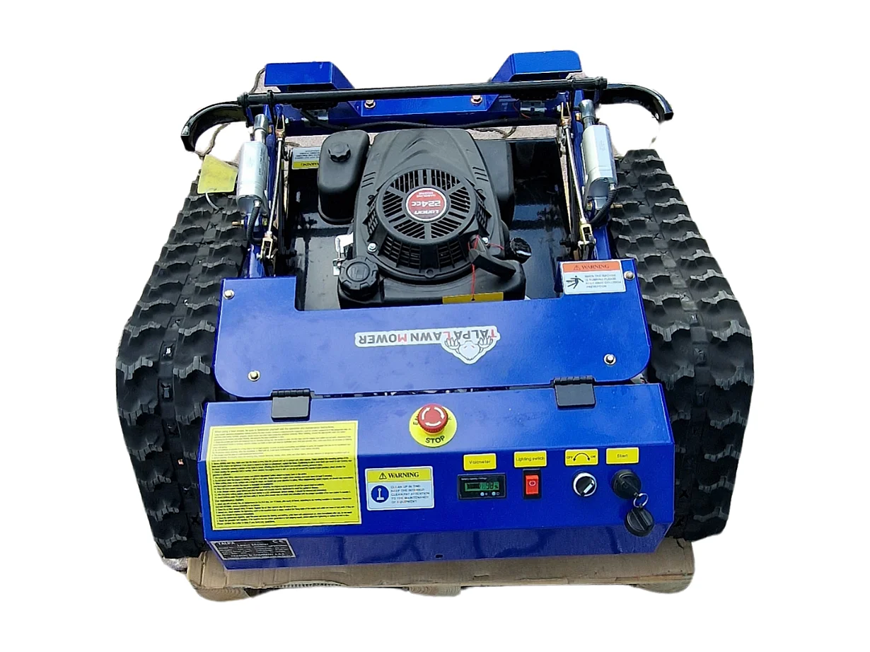 Grasschneider – ferngesteuerter Raupenrasenmäher mit 7,9 PS starkem 225-cm3-Motor von Loncin