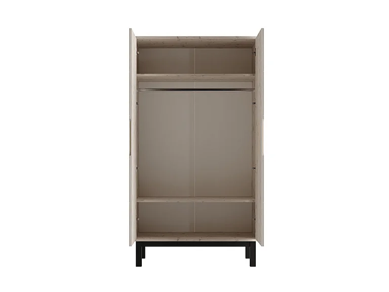 2-door wardrobe Pinio Country Bleached wood