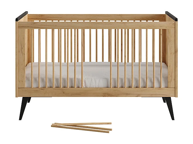 Lit évolutif 70x140 Retro Bois