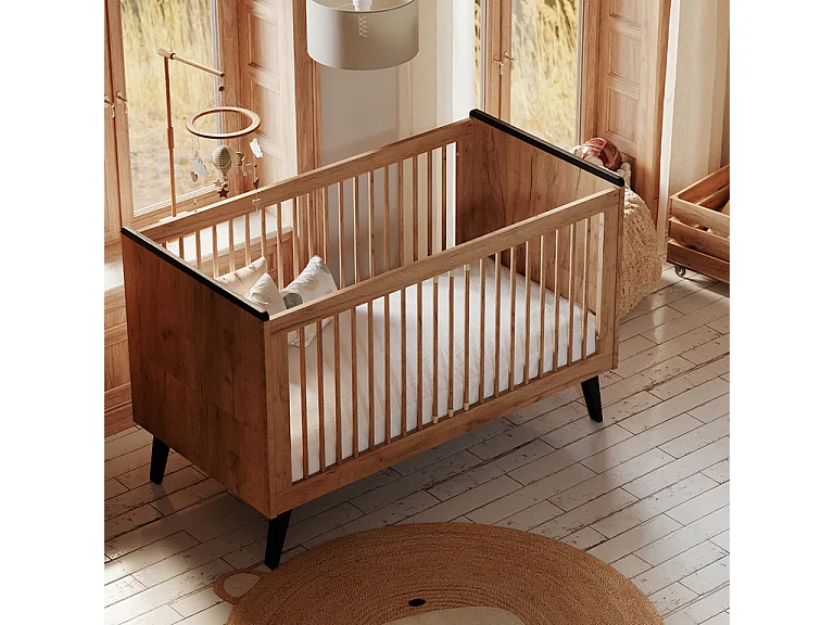 Lit évolutif 70x140 Retro Bois