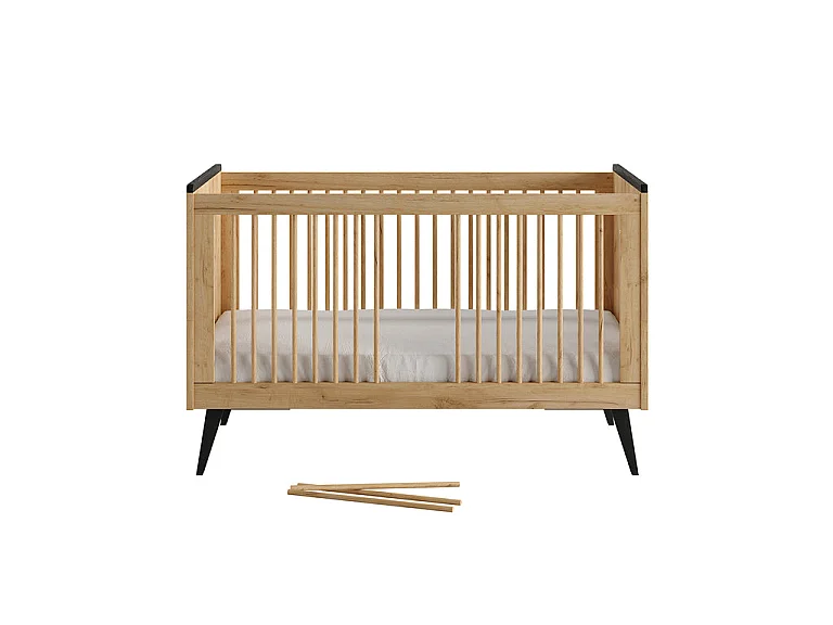 Lit évolutif 70x140 Retro Bois