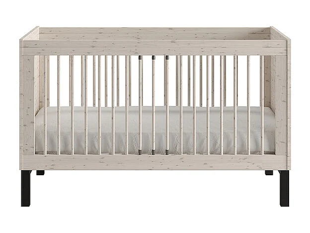 Lit évolutif 70x140 Country Bois blanchi