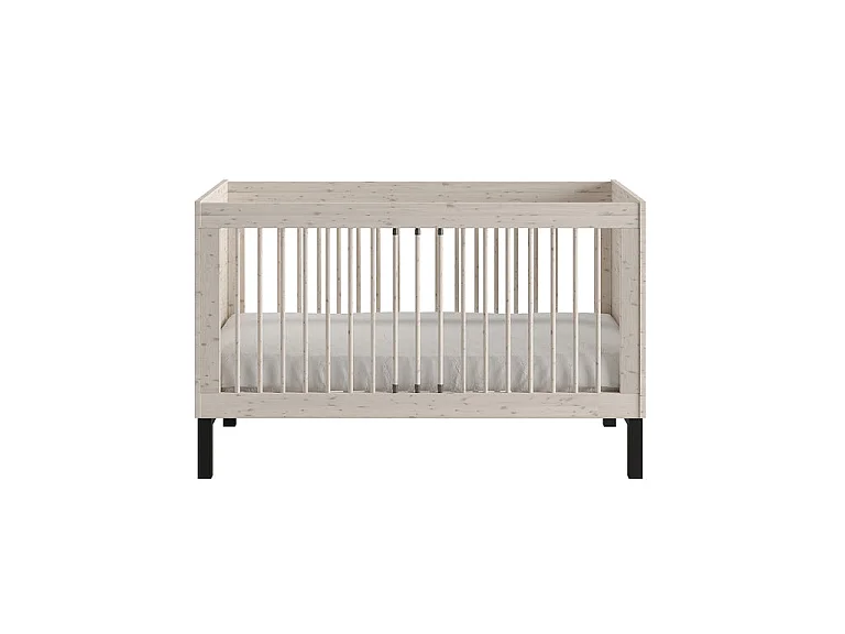 Lit évolutif 70x140 Country Bois blanchi
